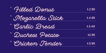 Monoliner Font Poster 2