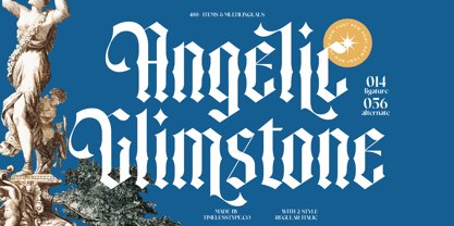 Angelic Glimstone Font Poster 1