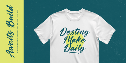 Higten Wasted Font Poster 4