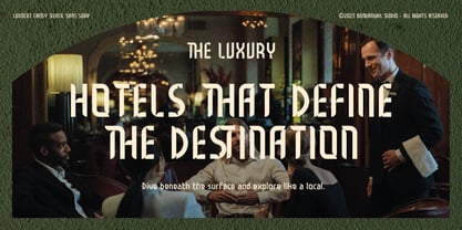 Luxocut Font Poster 6