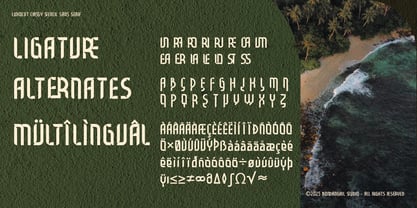 Luxocut Font Poster 3