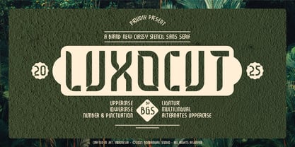 Luxocut Font Poster 1
