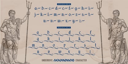 Underdove Font Poster 15