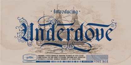 Underdove Font Poster 1