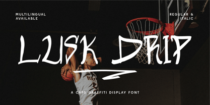 CF Lusk Drip Font Poster 1