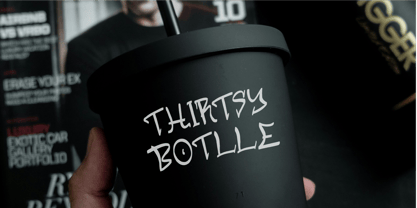 CF Lusk Drip Font Poster 10