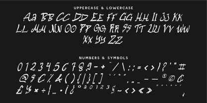 CF Lusk Drip Font Poster 6