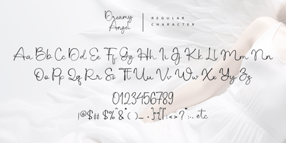 Dreamy Angel Font Poster 8
