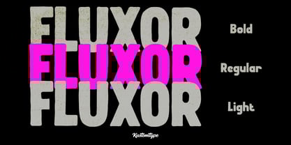 Fluxor Font Poster 8