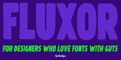 Fluxor Font Poster 1
