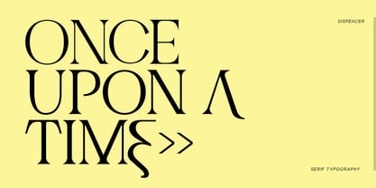 Dispencer Font Poster 5