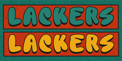 Lackers Font Poster 1