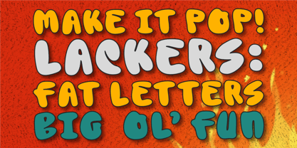Lackers Font Poster 4