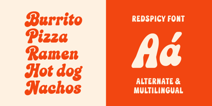 Redspicy Font Poster 8