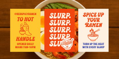 Redspicy Font Poster 2