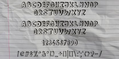 YJC Snapstack Font Poster 9