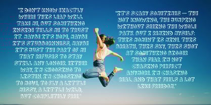 YJC Snapstack Font Poster 2