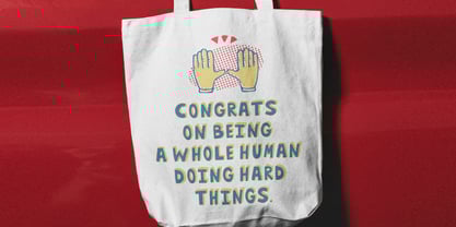 YJC Snapstack Font Poster 6