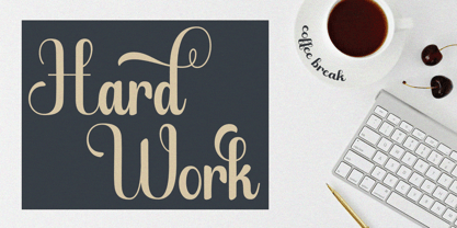 Katelyn script Font Poster 6