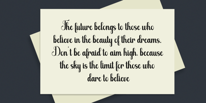 Katelyn script Font Poster 5