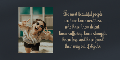 Katelyn script Font Poster 2