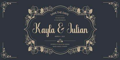 Katelyn script Font Poster 4
