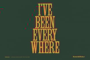 Firewood Font Poster 8