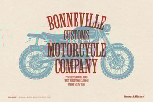 Firewood Font Poster 11