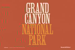 Firewood Font Poster 2