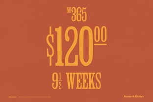 Firewood Font Poster 5