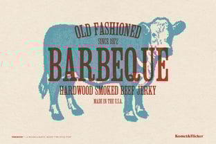 Firewood Font Poster 7