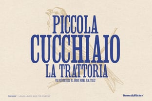 Firewood Font Poster 3