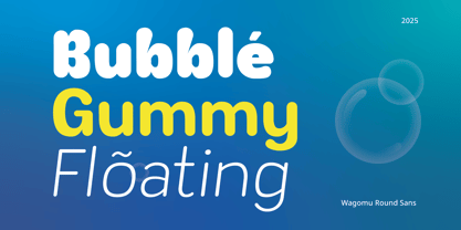 Wagomu Font Poster 2