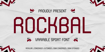 Rockbal Font Poster 1