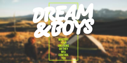 Bare Marker Font Poster 2