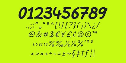 Bare Marker Font Poster 11