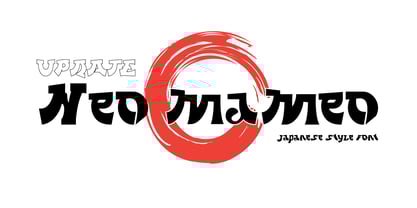 Neo mameo Font Poster 1