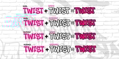 Noctra Drip Font Poster 2