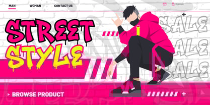 Noctra Drip Font Poster 5