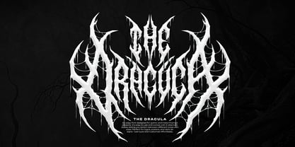 Night Corvian Font Poster 2