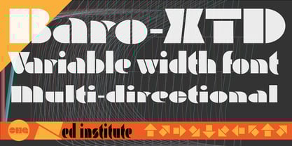 Baro XTD Font Poster 6