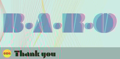 Baro XTD Font Poster 12