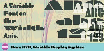 Baro XTD Font Poster 4