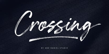 Crossing Font Poster 1