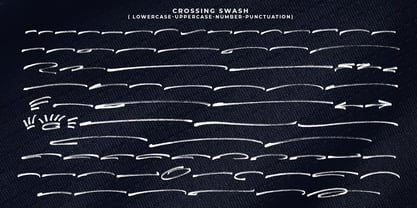 Crossing Font Poster 14