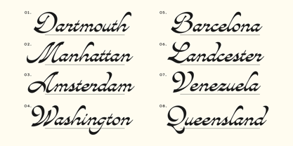 Avantgarde Font Poster 7