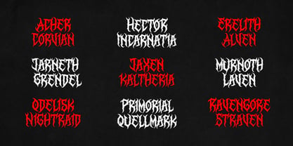 Lord Eratgon Font Poster 5
