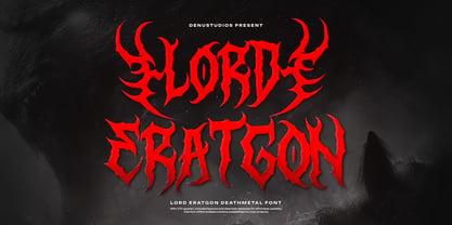 Lord Eratgon Font Poster 1