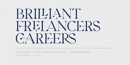 Roger Lavienna Font Poster 3