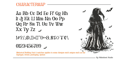 Misterical Buildings Font Poster 5